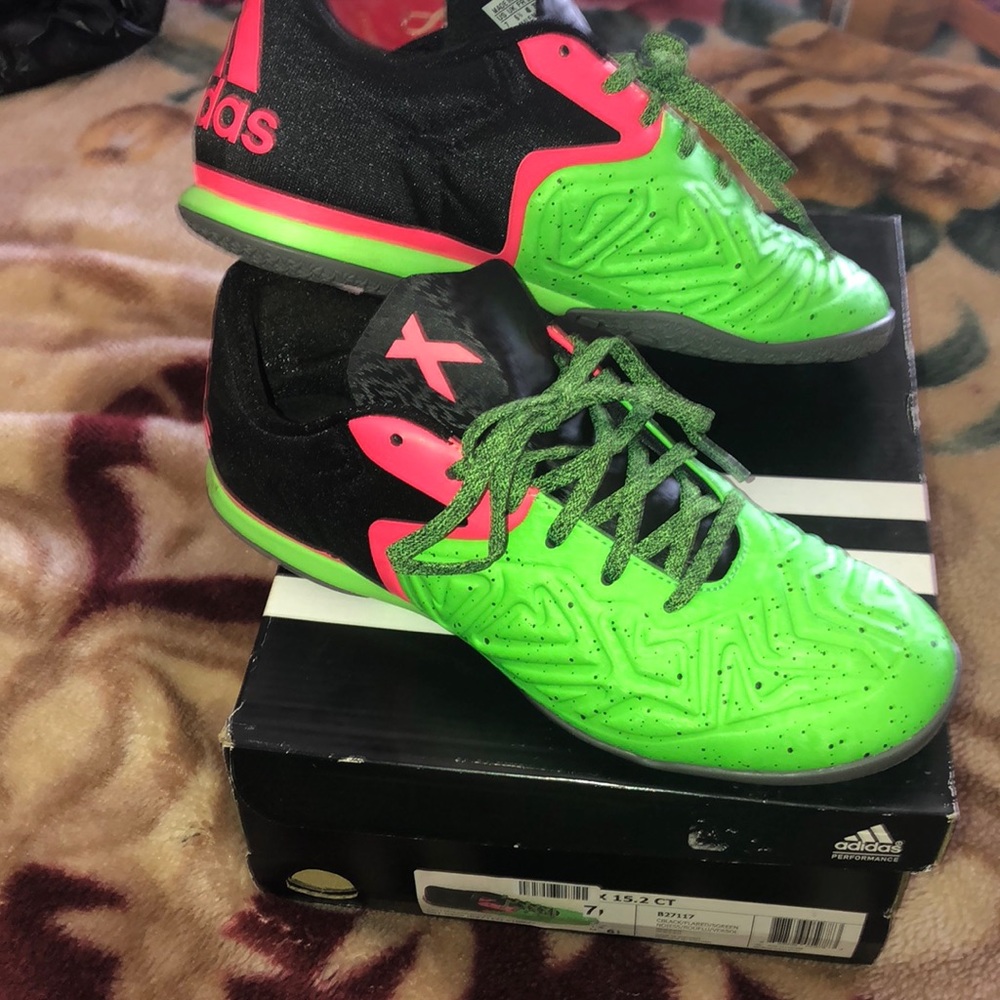 Soccer style Adidas. Never worn.